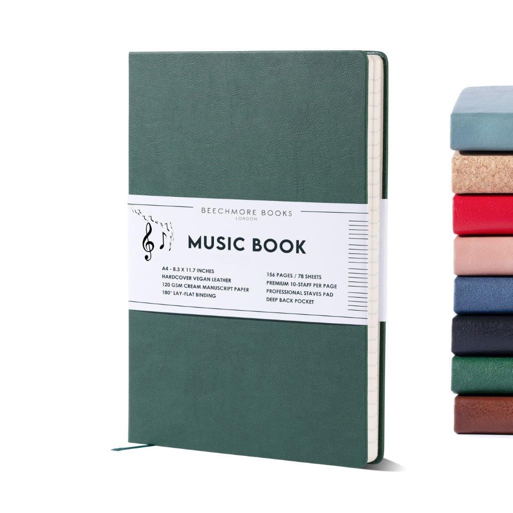 A4 Manuscript Notebook - Dartmouth Green