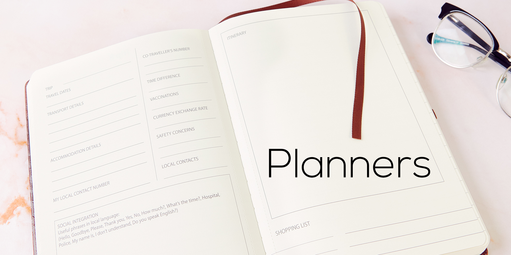 A5 Travel Planner