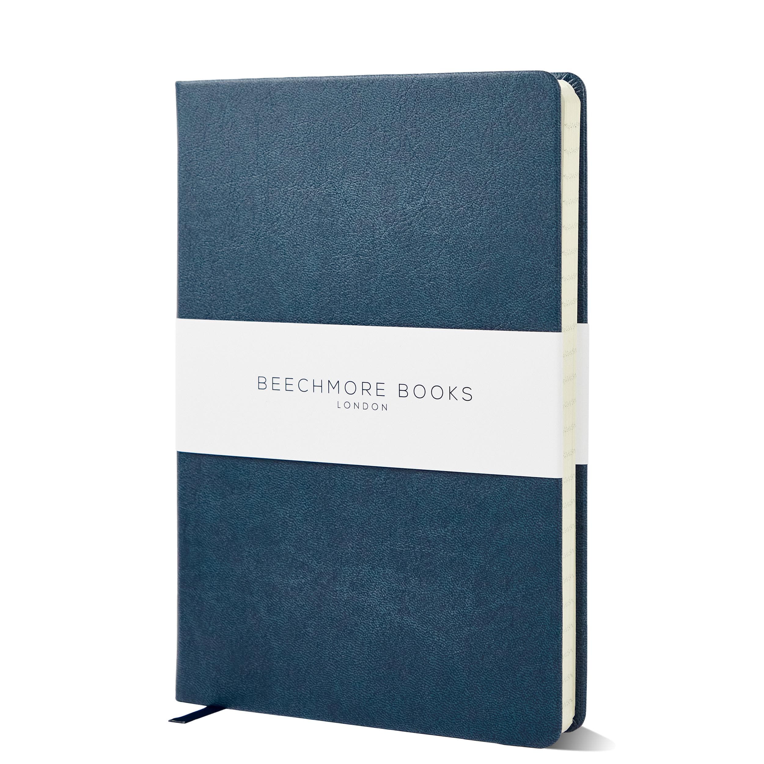 A5 Beechmore Graph Paper Book in Symphony Blue, blending inspiration from classical music with meticulous graphing needs.